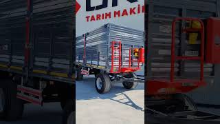 16 Ton Çift Dingilli Tarım Römorku  Cahit Oruç Tarım Makineleri  agriculturetariler farm [upl. by Ayhdnas]