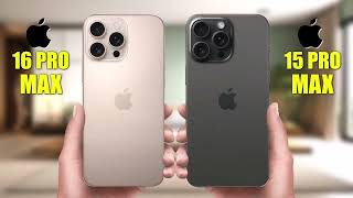 iPHONE 16 PRO MAX VS iPHONE 15 PRO MAX [upl. by Anyrtak]