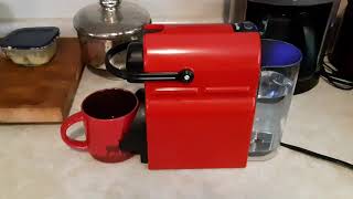 Nespresso Inissia Coffee Machine video review by Morgan [upl. by Ergener924]