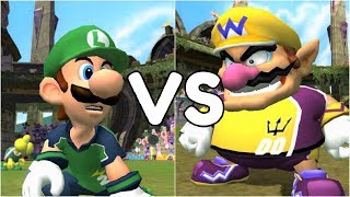 Super Mario Strikers  Luigi vs Wario  GameCube Gameplay 720p60fps [upl. by Abelard]