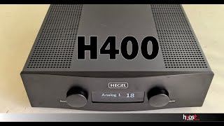 Hegel H400 High power streaming amplifier with Roon app and Connect  The successor of H390 [upl. by Eisaj]