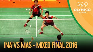 Badminton Mixed Doubles Gold Medal Match 🇮🇩🆚🇲🇾  Rio 2016 Replays [upl. by Isaac]