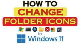 How To Change A Folders Icon In Windows 11 2024 [upl. by Storer]