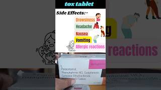 Tox tablet compositionuseside effects toxmedicineuse viralshorts [upl. by Louella]