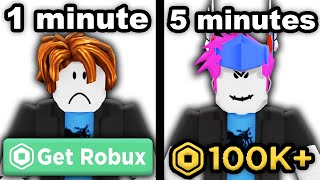 How I Made 100000 Robux in 5 Minutes [upl. by Ardine]