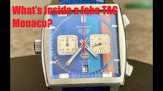 Whats Inside a Fake TAG Monaco Watch Lets Find Out [upl. by Aicatan]