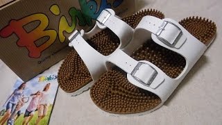 ビルケンシュトック BIRKENSTOCK ビルキー birkis サンダル スーパーノッピー 開封レビュー [upl. by Itraa148]