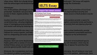 Important IELTS Writing Task 2 Essay for August and September  ielts [upl. by Costanza]