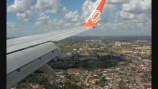 Aproximação e pouso em Porto Velho  GOL 737800 [upl. by Felten]