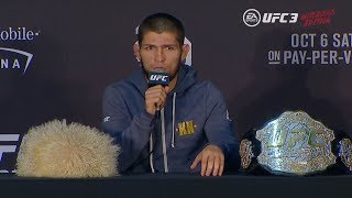 UFC 229 Postfight Press Conference [upl. by Ominoreg]