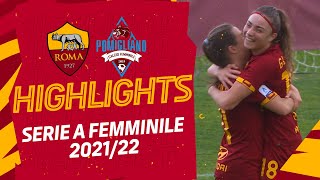 ROMA 52 POMIGLIANO  SERIE A FEMMINILE  Highlights 202122 [upl. by Dalia]