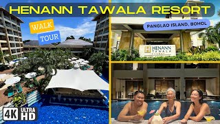 HENANN TAWALA RESORT Panglao Bohol  4K Walk Tour [upl. by Hedley]