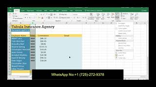 Excel Module 1 SAM Project A Tabula Insurance Agency  Excel Module 1 SAM Project 1a [upl. by Robinia]