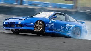 Nissan S13 Drifting 240SX Perfect drift car Silvia 180SX 200SX [upl. by Eidissac]