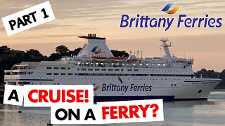 Portsmouth to St Malo with Brittany Ferries MV Bretagne  Part 1 [upl. by Nivad]