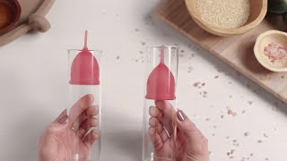 How to Insert a Menstrual Cup [upl. by Schnurr]