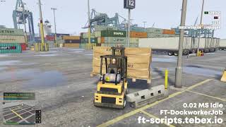 FiveM Dockworker Job ENG [upl. by Coady262]