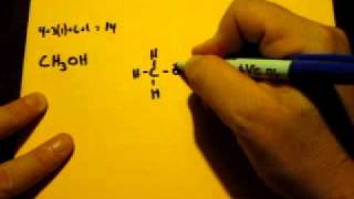 Lewis Dot Structure of CH3OH Methanol [upl. by Chrisse598]