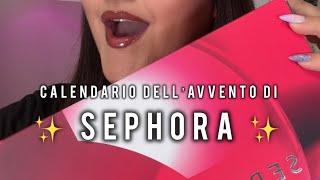 Calendario dell’avvento di Sephora ✨ 1GMARIKAPERGOLESI makeup [upl. by Threlkeld]