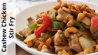 How To Make Cashew Chicken Stir Fry [upl. by Haywood735]