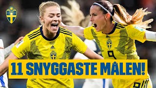 11 HISTORISKA MÅL AV DAMLANDSLAGET [upl. by Crystie]