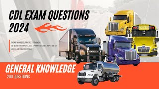 CDL General Knowledge Practice TestQuestions amp Answers [upl. by Tam]