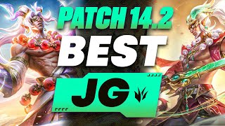 The BEST Junglers For Season 14 On Patch 142  All Ranks Tier List League of Legends [upl. by Dlaregztif]