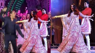 Aishwarya Rai Bachchan Dance with Abhishek Bachchan and Aaradhya At Anant Ambanis Wedding [upl. by Atsahs]