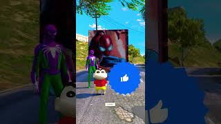 Spidy fan’s😍Sent Gift to Shinchan🔥 shinchan gta5shorts shorts gta5 dominatoryt gta [upl. by Gnex539]