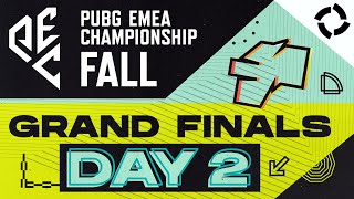 PUBG EMEA Championship Fall  Grand Finals  Day 2 [upl. by Seuqirdor]