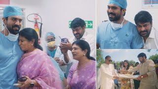 Chiranjeevi and Ram Charan Happiest Moments  Upasana  Klin Kaara Konidelas Arrival into the World [upl. by Eppesuig453]