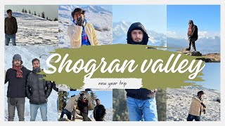 New year trip to shogran valley in winter  Snow ma freeze ho gye [upl. by Marti]