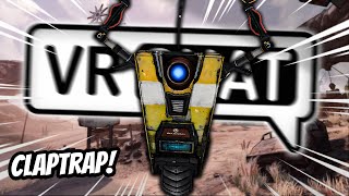 CLAPTRAP LOOKS FOR JACK BLACK IN VRCHAT  Funny VRChat Moments ft ZeCyberChimp [upl. by Rhoda]