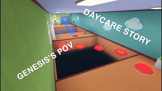 DAYCARE STORY ROBLOX GENESIS POV [upl. by Ardnaxela]