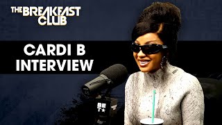 Cardi B Talks Bongos Women In Rap Child Discipline Migos Mic Throwing  More [upl. by Suoilenroc496]