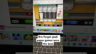 I play papas freezeria in my free time papasfreezeria computergames [upl. by Aivull]