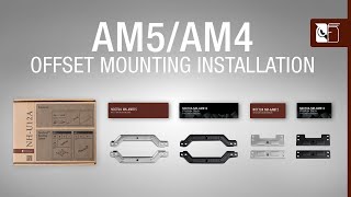 Noctua SecuFirm2™ AMD AM5AM4 offset mounting installation [upl. by Neeruam]