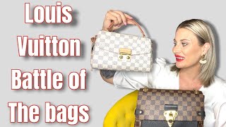 Louis Vuitton Croisette VS Louis Vuitton Vavin PM  Battle of the bags  What fits [upl. by Siloa400]