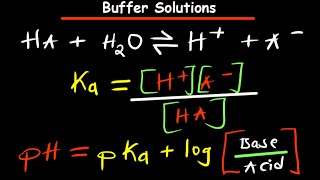 Buffer Solutions PH Calculations [upl. by Fischer909]