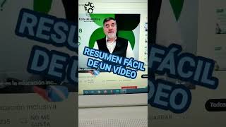 Resúmen de un vídeo 📚  ¿cómo resumir un vídeo páginas para resumir 👌🏻 ÉxitoAcadémico [upl. by Simaj]