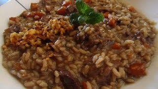 ARROZ MELOSO CON CARRILLADA IBERICA [upl. by Anerb]