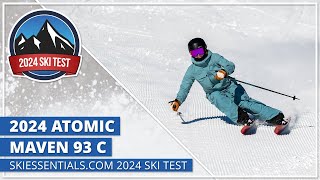 2024 Atomic Maven 93 C  SkiEssentialscom Ski Test [upl. by Oaoj]