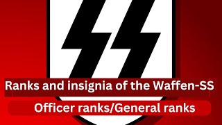 Ranks and insignia of the WaffenSS [upl. by Eseila]