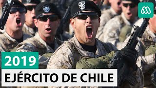 Parada Militar 2019  Desfile Escalón del Ejército de Chile con himnos a viva voz [upl. by Ardyaf298]