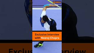 Exclusive interview with Neeraj Chopra [upl. by Nodnal]