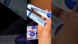 Tretinoin cream 005 shorts tretinoin skincare [upl. by Assirual]