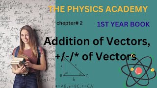 Addition of vectors class 11 physics  subtraction of vectors  Multiplication of vectors by Scalar [upl. by Sset]