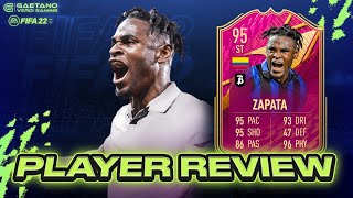 DUVAN ZAPATA 95  Lohnt sich die SBC  FIFA 22 Player Review [upl. by Rains]