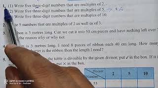 Problem Set 33  Class 5  Multiples and Factors  Maths subject chapter no 8 [upl. by Nedla]