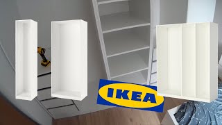 IKEA PAX assembling wardrobe box furniture  montage caisson [upl. by Robbi]